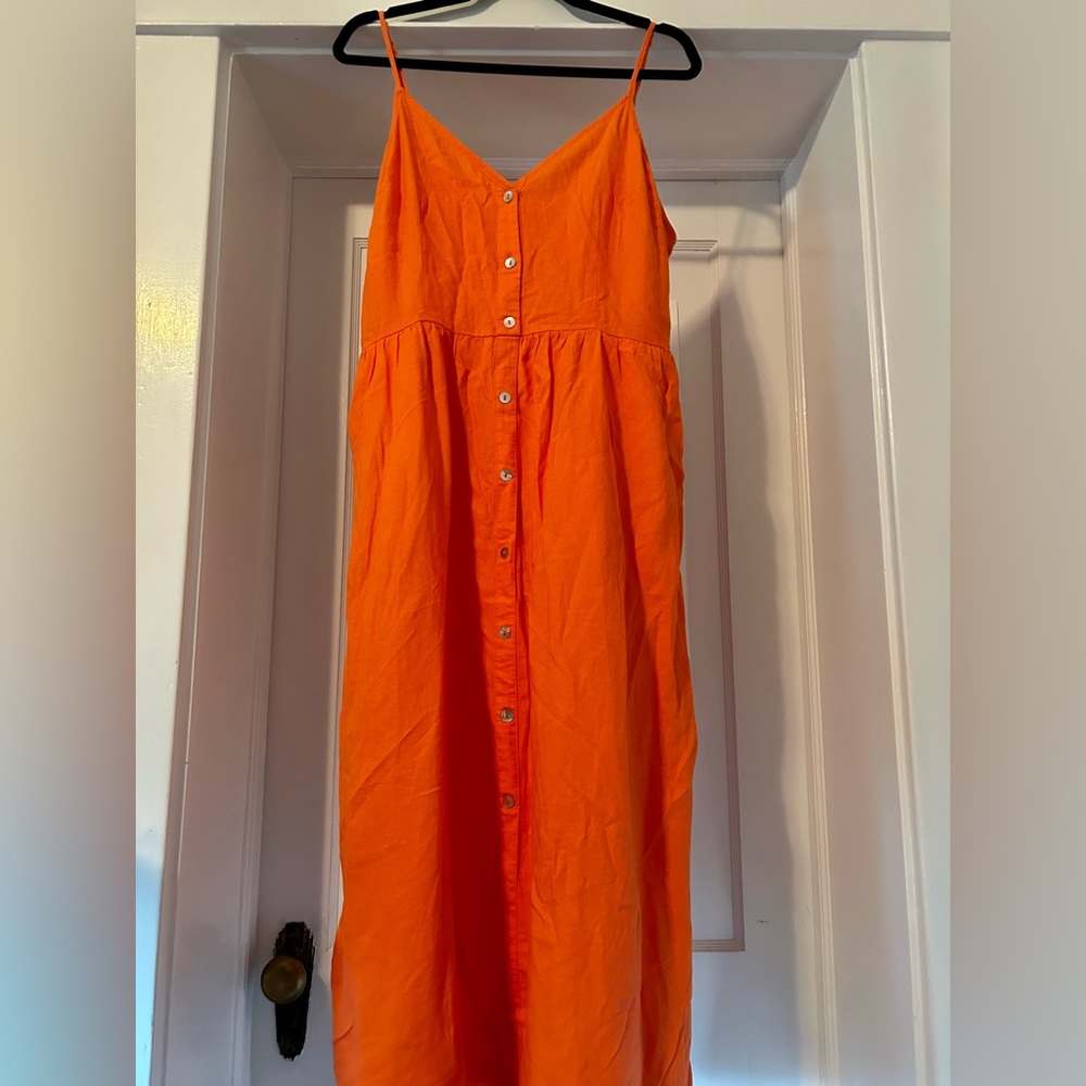 A New Day orange size large dress